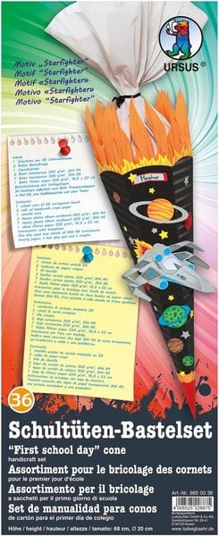 Produktbild: URSUS Schult&uuml;ten-Bastelsets Schult&uuml;ten-Bastelset Starfighter