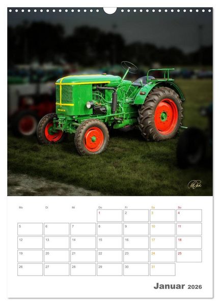 Produktbild: Oldtimer - mein Trecker (Wandkalender 2026 DIN A3 hoch), CALVENDO Monatskalender
