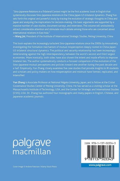 Produktbild: Sino-Japanese Relations in a Trilateral Context