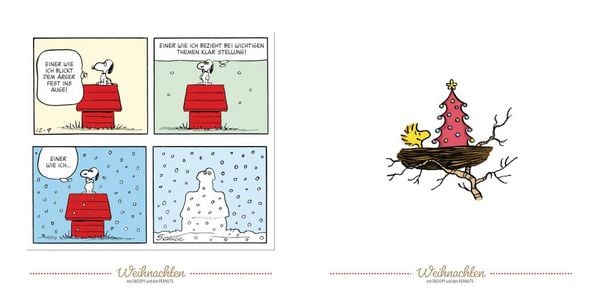 Produktbild: Peanuts Geschenkbuch: Frohe Weihnachten mit Snoopy und den Peanuts