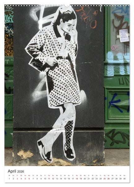Produktbild: StreetArt Berlin (hochwertiger Premium Wandkalender 2026 DIN A2 hoch), Kunstdruck in Hochglanz