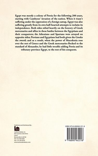 Produktbild: The History of Egypt From the Earliest Times Till the Conquest by the Arabs, A. D. 640 Volume 1 of 2