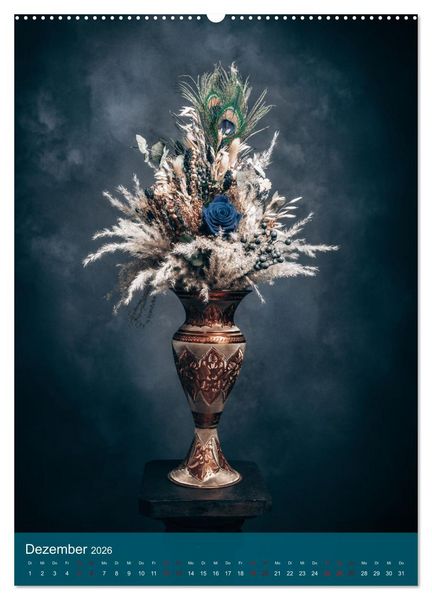 Produktbild: Trockenblumen Bouquet (Wandkalender 2026 DIN A2 hoch), CALVENDO Monatskalender