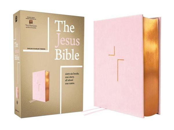 Produktbild: The Jesus Bible, ESV Edition, Leathersoft over Board, Pink