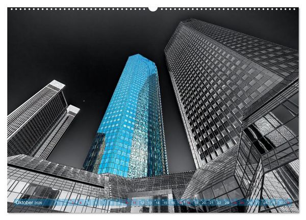 Produktbild: MAINHATTEN architektur kunst (hochwertiger Premium Wandkalender 2026 DIN A2 quer), Kunstdruck in Hochglanz