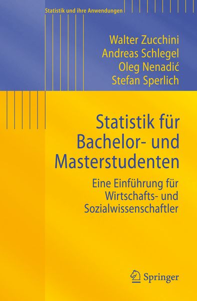 Produktbild: Statistik f&uuml;r Bachelor- und Masterstudenten