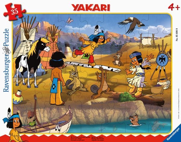 Ravensburger - Yakari - Mit Freunden im Freien spielen, 35 Teile