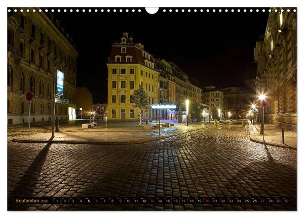 Produktbild: Eine Nacht in Dresden (Wandkalender 2026 DIN A3 quer), CALVENDO Monatskalender