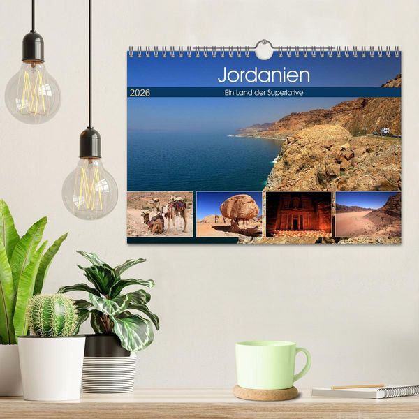 Produktbild: Jordanien - Ein Land der Superlative (Wandkalender 2026 DIN A4 quer), CALVENDO Monatskalender