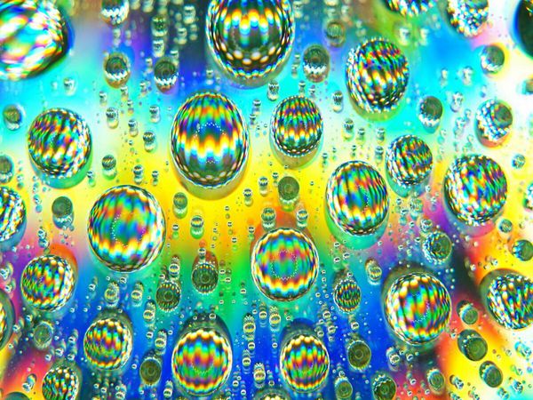Produktbild: CALVENDO Puzzle Regenbogen Tropfen | 1000 Teile Lege-Gr&ouml;&szlig;e 64x48cm Foto-Puzzle f&uuml;r gl&uuml;ckliche Stunden