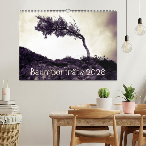Produktbild: Baumportr&auml;ts 2026 (Wandkalender 2026 DIN A2 quer), CALVENDO Monatskalender
