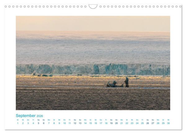 Produktbild: Spitzbergen - Landschaft - Eis - Tierwelt (Wandkalender 2026 DIN A3 quer), CALVENDO Monatskalender