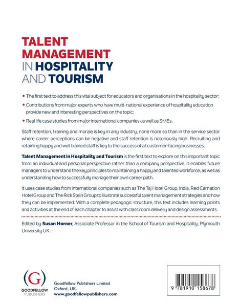 Produktbild: Talent Management in Hospitality and Tourism