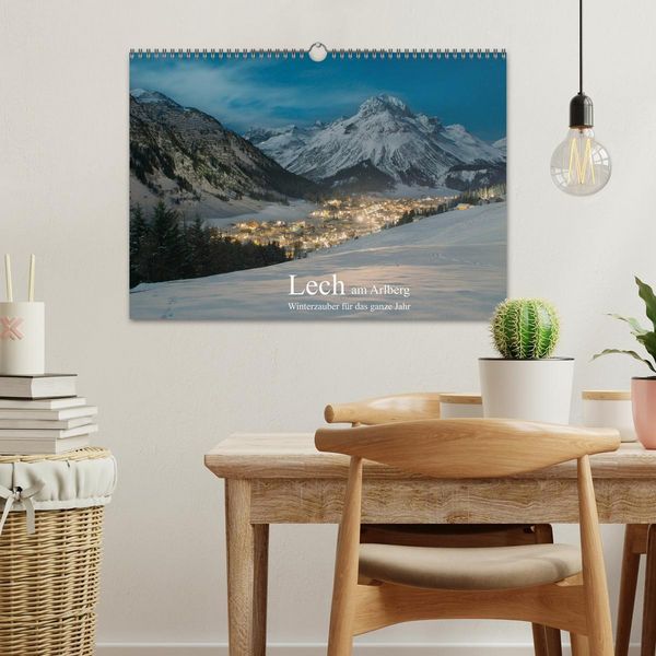 Produktbild: Lech am Arlberg - Winterzauber f&uuml;r das ganze Jahr (Wandkalender 2026 DIN A3 quer), CALVENDO Monatskalender