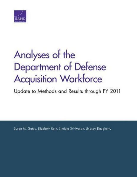 Produktbild: Analyses of the Department of Defense Acquisition Workforce