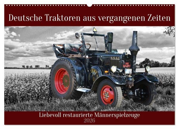 Produktbild: Deutsche Traktoren aus vergangenen Zeiten (Wandkalender 2026 DIN A2 quer), CALVENDO Monatskalender