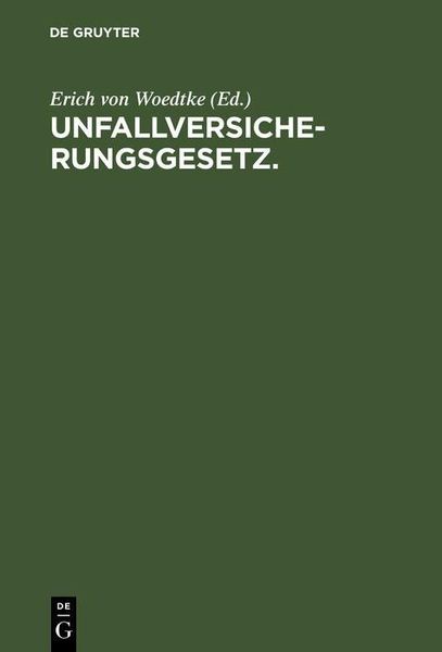 Produktbild: Unfallversicherungsgesetz.