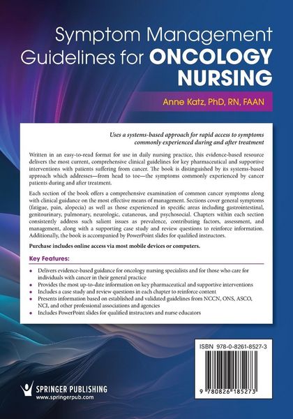 Produktbild: Symptom Management Guidelines for Oncology Nursing