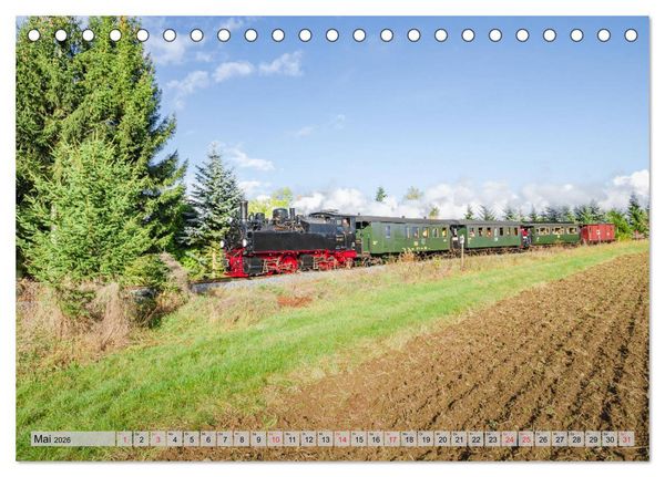 Produktbild: Volldampf durch den Harz (Tischkalender 2026 DIN A5 quer), CALVENDO Monatskalender