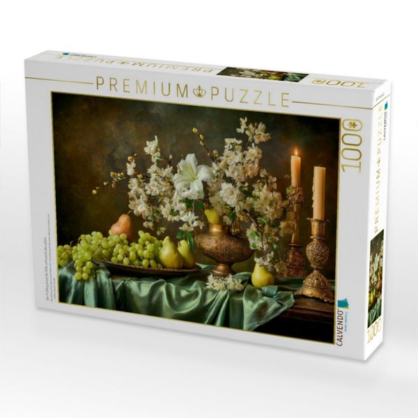 Produktbild: CALVENDO Puzzle Der Fr&uuml;hling k&uuml;sst die Stille und weckt das Leben | 1000 Teile Lege-Gr&ouml;&szlig;e 64x48cm Foto-Puzzle f&uuml;r gl&uuml;ckliche Stunden