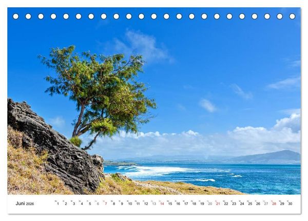 Produktbild: Inselparadies Mauritius (Tischkalender 2026 DIN A5 quer), CALVENDO Monatskalender