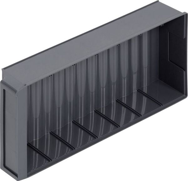 Produktbild: Alutec 66030 Sichtlagerkasten (L x B x H) 400 x 183 x 81mm Dunkelgrau 1St.
