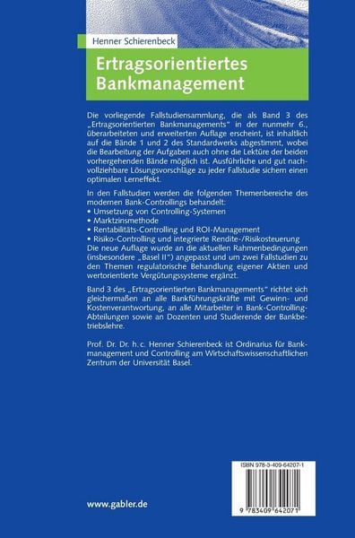 Produktbild: Ertragsorientiertes Bankmanagement