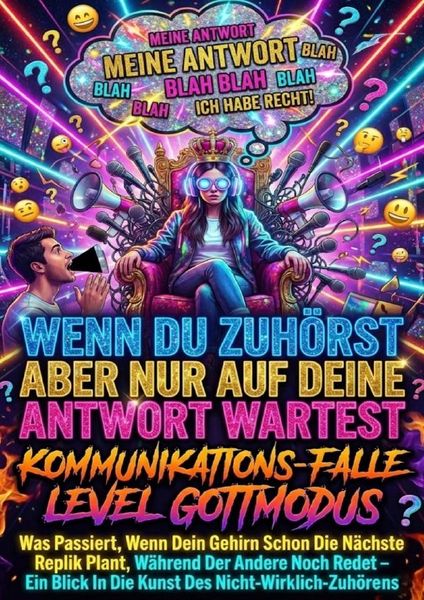 Produktbild: Wenn Du Zuh&ouml;rst Aber Nur Auf Deine Antwort Wartest: Kommunikations-Falle Level Gottmodus