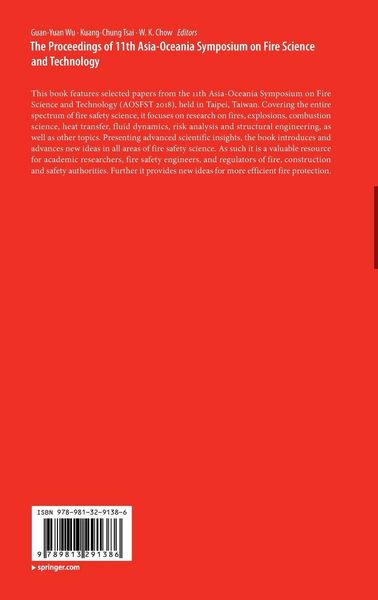 Produktbild: The Proceedings of 11th Asia-Oceania Symposium on Fire Science and Technology