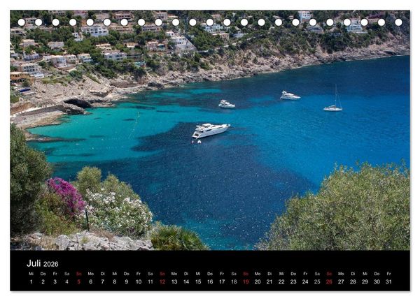 Produktbild: Mein Mallorca (Tischkalender 2026 DIN A5 quer), CALVENDO Monatskalender