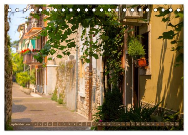Produktbild: Lazise am Gardasee - Momente der Ruhe (Tischkalender 2026 DIN A5 quer), CALVENDO Monatskalender
