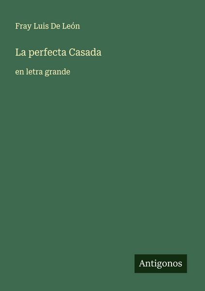 Produktbild: La perfecta Casada