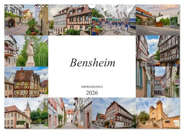 Produktbild: Bensheim Impressionen (Wandkalender 2026 DIN A3 quer), CALVENDO Monatskalender
