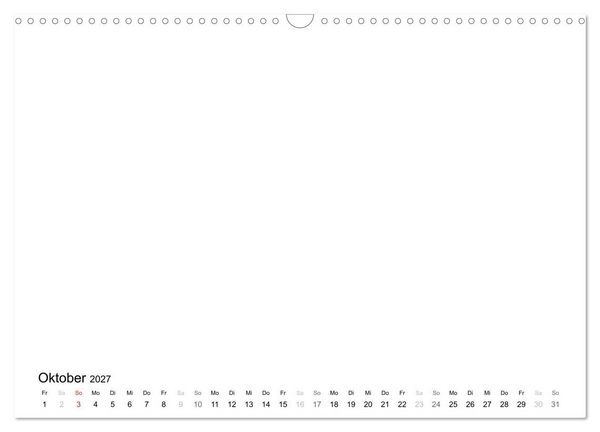 Produktbild: Bastelkalender - Weiss (Wandkalender 2027 DIN A3 quer), CALVENDO Monatskalender
