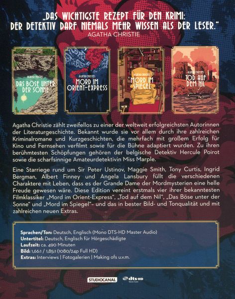 Produktbild: Agatha Christie Edition [4 BRs]