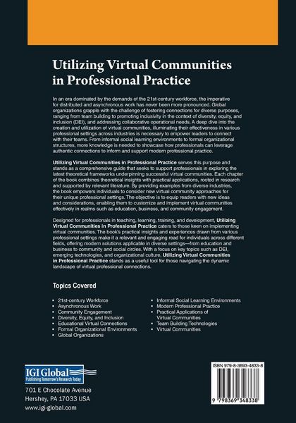Produktbild: Utilizing Virtual Communities in Professional Practice