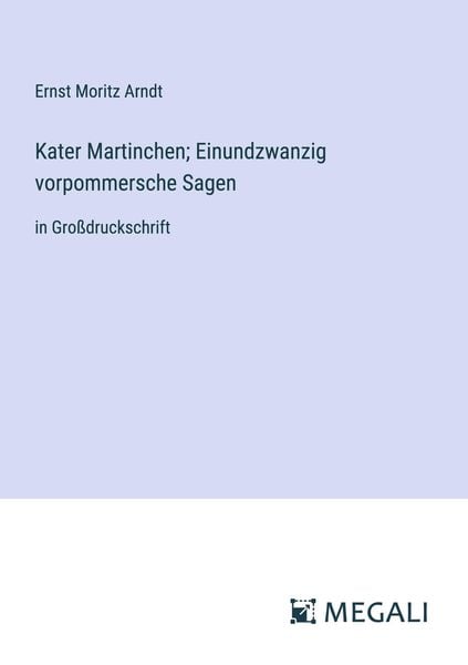Produktbild: Kater Martinchen; Einundzwanzig vorpommersche Sagen