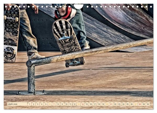 Produktbild: Skateboarding, so cool (Wandkalender 2026 DIN A4 quer), CALVENDO Monatskalender