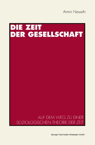 Produktbild: Die Zeit der Gesellschaft