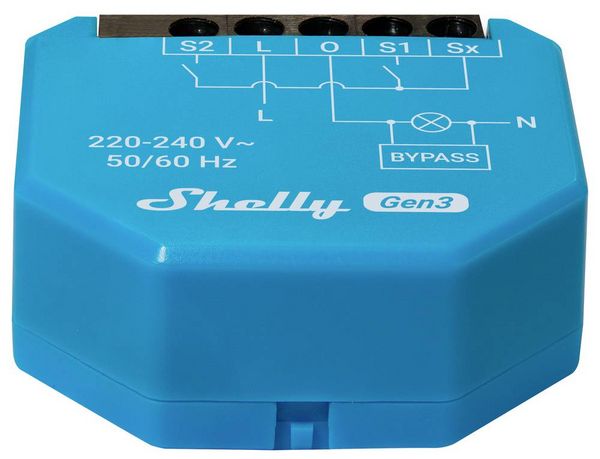 Produktbild: Shelly 1L Gen3 Funk-Schalter
