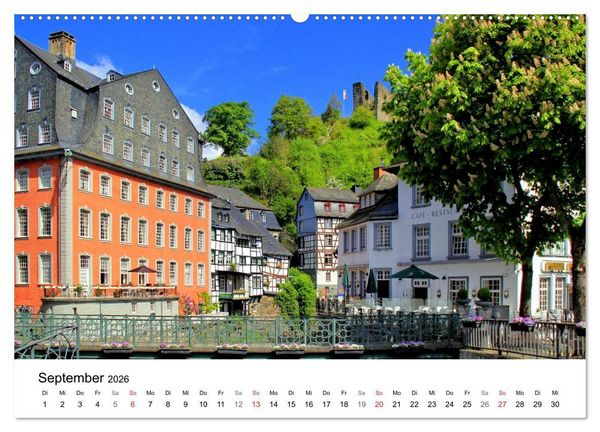 Produktbild: Die sch&ouml;nsten Orte der Eifel (Wandkalender 2026 DIN A2 quer), CALVENDO Monatskalender