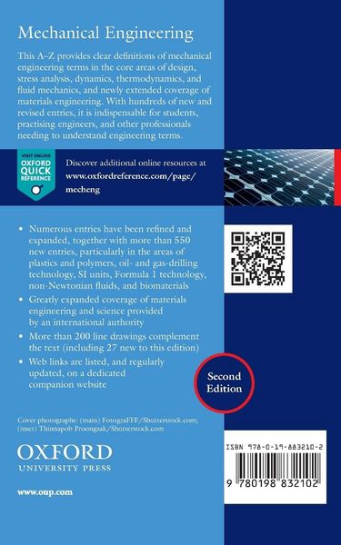Produktbild: A Dictionary of Mechanical Engineering