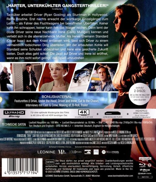 Produktbild: Drive (4K Ultra HD) (+ Blu-ray)