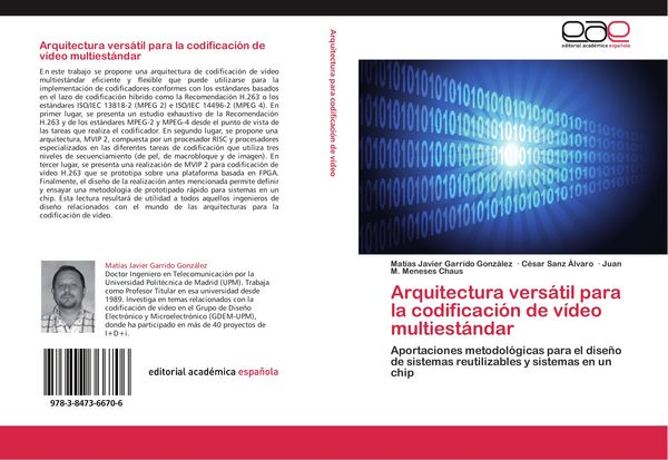Produktbild: Arquitectura vers&aacute;til para la codificaci&oacute;n de v&iacute;deo multiest&aacute;ndar