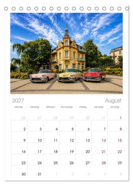 Produktbild: Tischplaner 2027 - Bad Nauheim Rock und Petticoats (A5 Tischkalender zum Aufstellen) CALVENDO