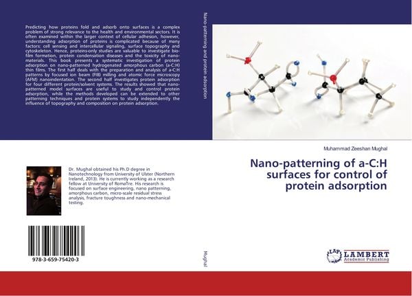 Produktbild: Nano-patterning of a-C:H surfaces for control of protein adsorption