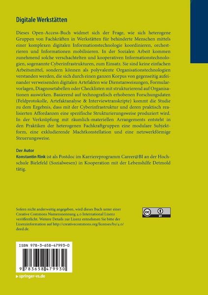 Produktbild: Digitale Werkst&auml;tten