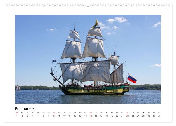 Produktbild: Traditionsschiffe auf der Ostsee (Wandkalender 2026 DIN A2 quer), CALVENDO Monatskalender