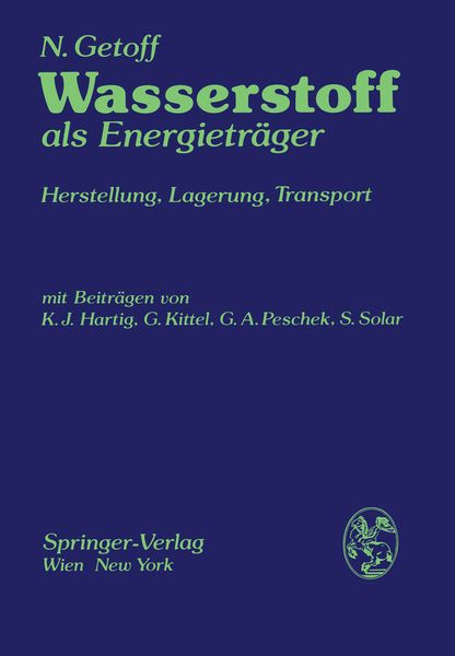 Produktbild: Wasserstoff als Energietr&auml;ger