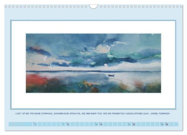 Produktbild: Licht und Linie (Wandkalender 2027 DIN A3 quer), CALVENDO Monatskalender
